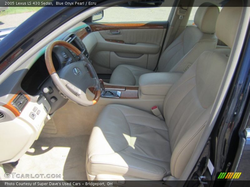 Blue Onyx Pearl / Ecru 2005 Lexus LS 430 Sedan