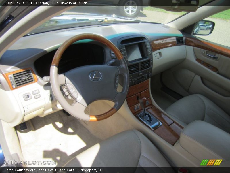 Blue Onyx Pearl / Ecru 2005 Lexus LS 430 Sedan