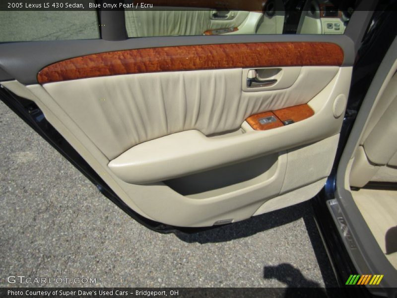Blue Onyx Pearl / Ecru 2005 Lexus LS 430 Sedan
