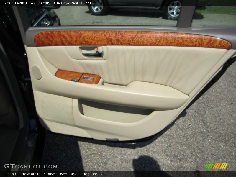 Blue Onyx Pearl / Ecru 2005 Lexus LS 430 Sedan