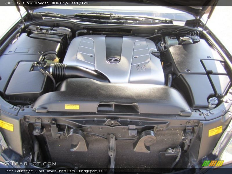 Blue Onyx Pearl / Ecru 2005 Lexus LS 430 Sedan