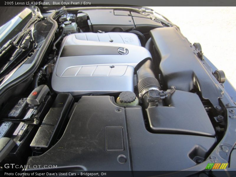 Blue Onyx Pearl / Ecru 2005 Lexus LS 430 Sedan