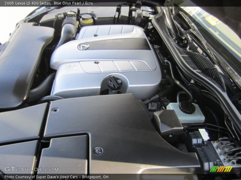 Blue Onyx Pearl / Ecru 2005 Lexus LS 430 Sedan