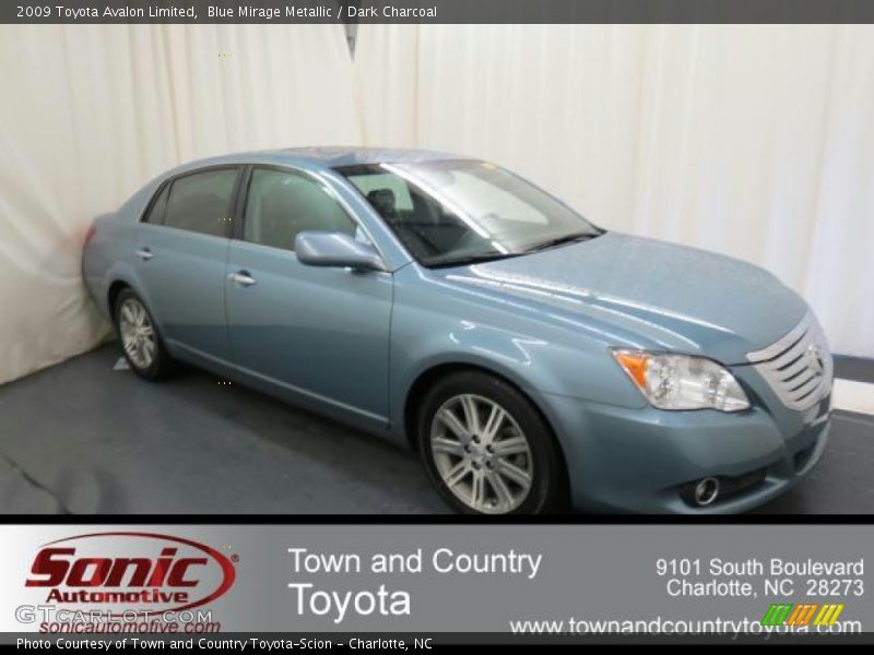 Blue Mirage Metallic / Dark Charcoal 2009 Toyota Avalon Limited