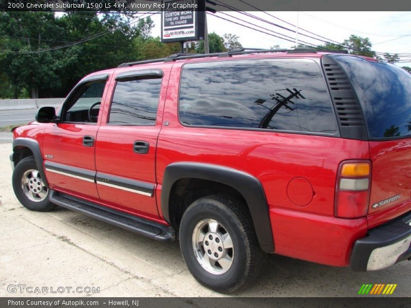 Victory Red / Graphite 2000 Chevrolet Suburban 1500 LS 4x4