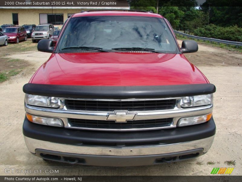 Victory Red / Graphite 2000 Chevrolet Suburban 1500 LS 4x4