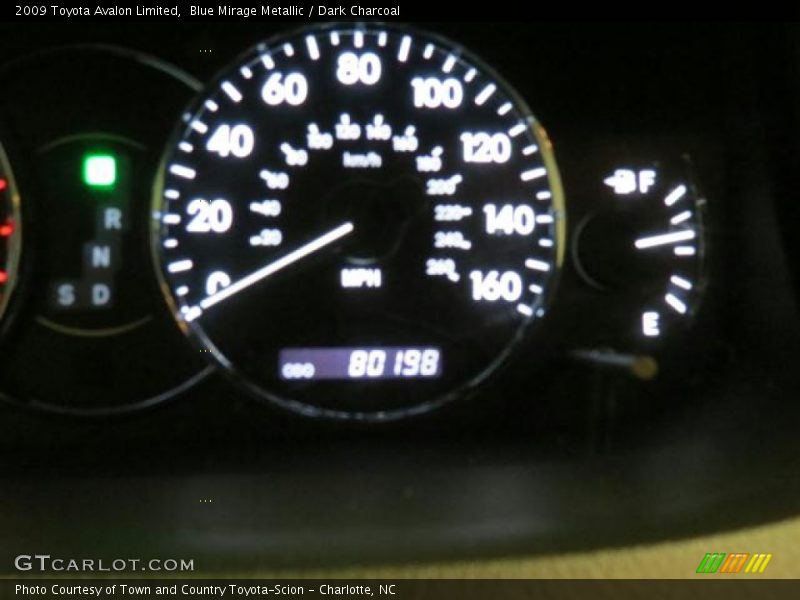 Blue Mirage Metallic / Dark Charcoal 2009 Toyota Avalon Limited