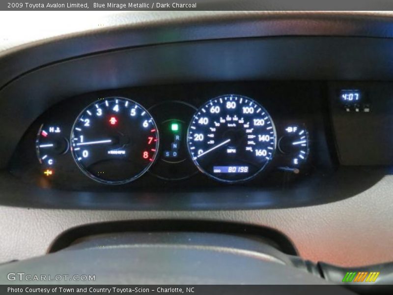 Blue Mirage Metallic / Dark Charcoal 2009 Toyota Avalon Limited