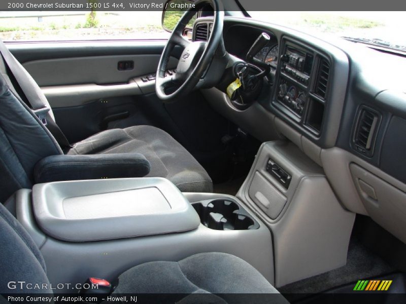 Victory Red / Graphite 2000 Chevrolet Suburban 1500 LS 4x4