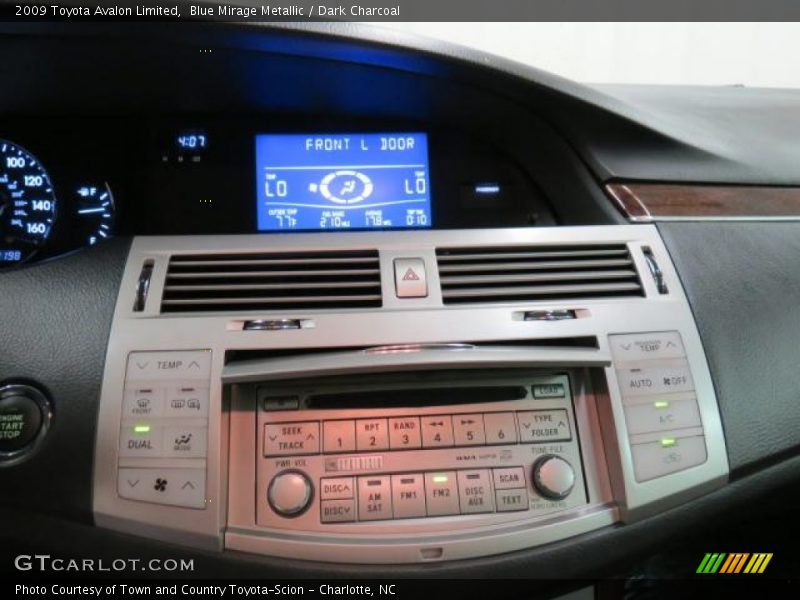Blue Mirage Metallic / Dark Charcoal 2009 Toyota Avalon Limited