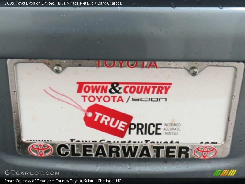 Blue Mirage Metallic / Dark Charcoal 2009 Toyota Avalon Limited