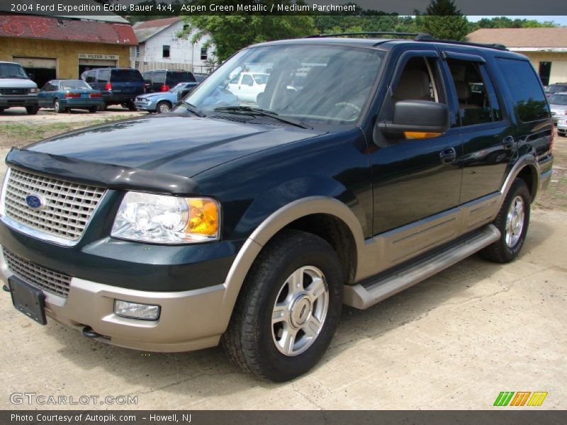 Aspen Green Metallic / Medium Parchment 2004 Ford Expedition Eddie Bauer 4x4