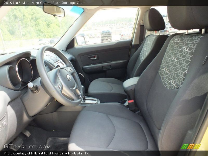 Alien Green / Black Soul Logo Cloth 2010 Kia Soul +