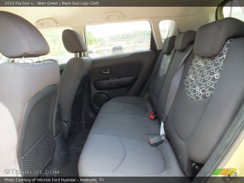 Alien Green / Black Soul Logo Cloth 2010 Kia Soul +