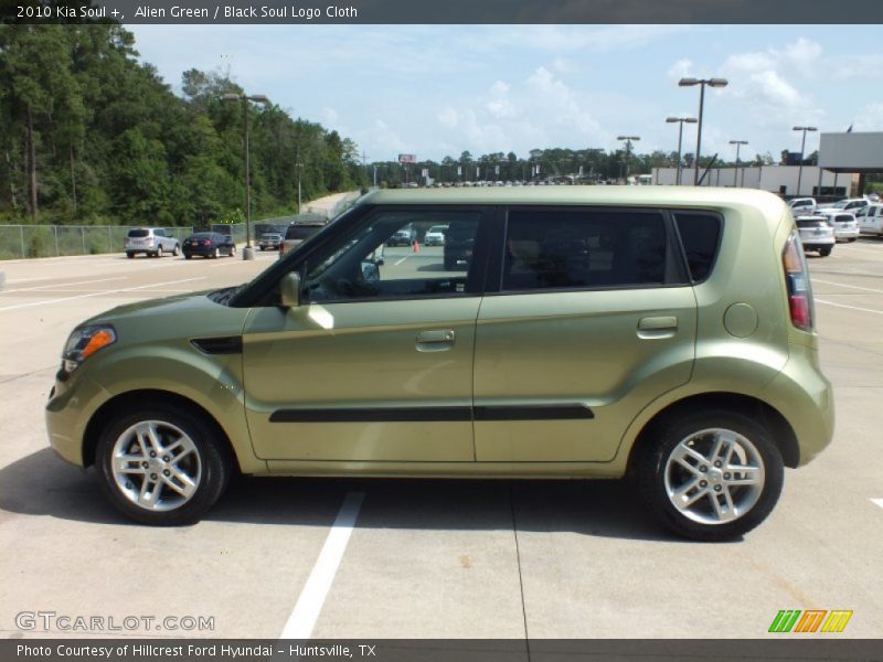 Alien Green / Black Soul Logo Cloth 2010 Kia Soul +