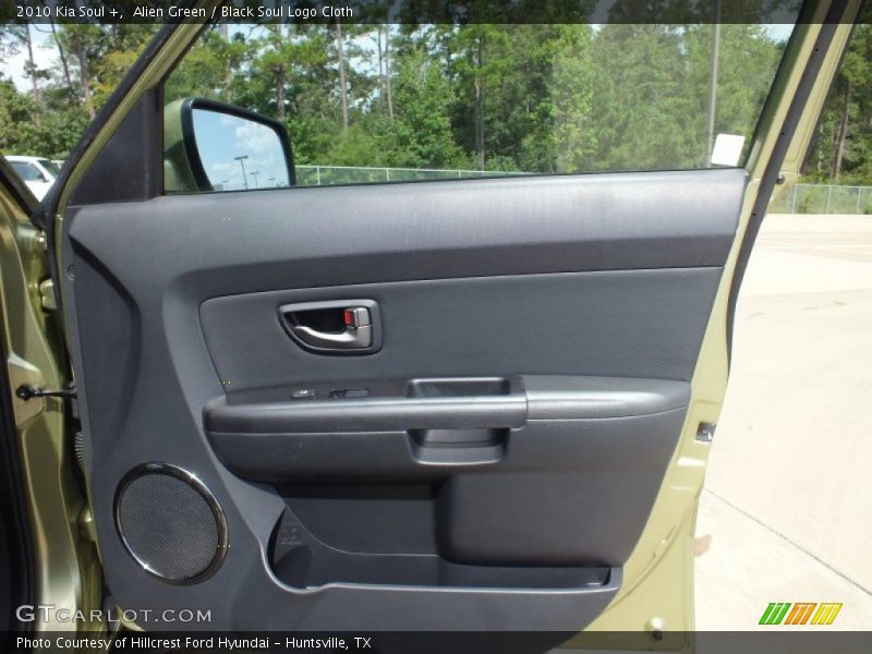 Alien Green / Black Soul Logo Cloth 2010 Kia Soul +