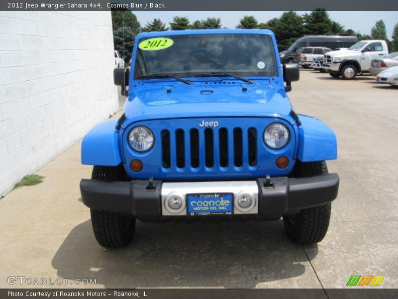 Cosmos Blue / Black 2012 Jeep Wrangler Sahara 4x4