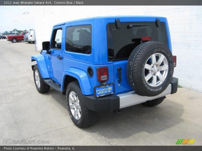 Cosmos Blue / Black 2012 Jeep Wrangler Sahara 4x4