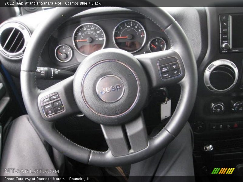  2012 Wrangler Sahara 4x4 Steering Wheel