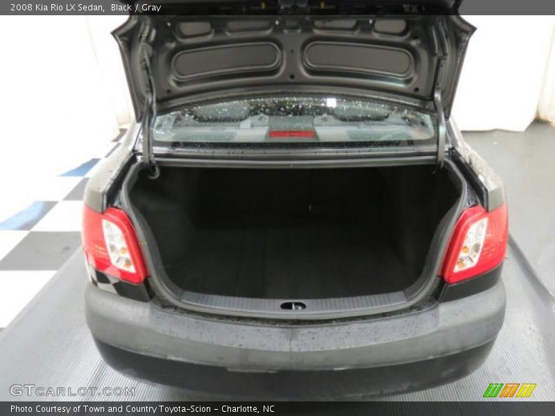 Black / Gray 2008 Kia Rio LX Sedan