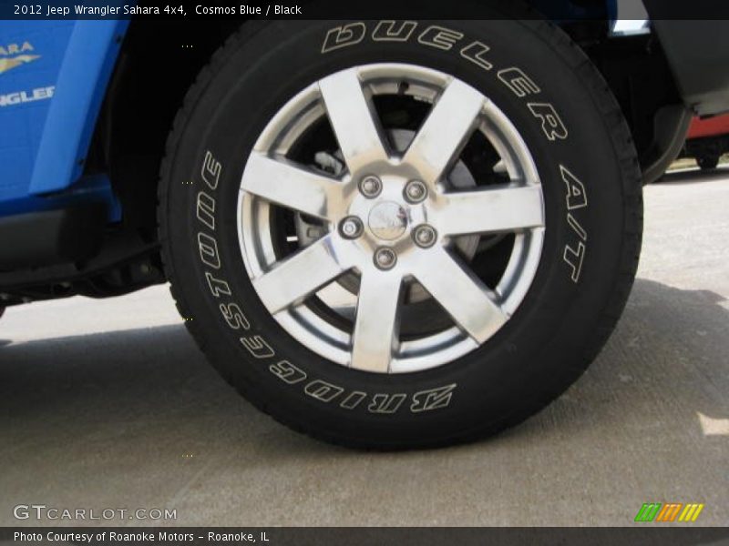 Cosmos Blue / Black 2012 Jeep Wrangler Sahara 4x4