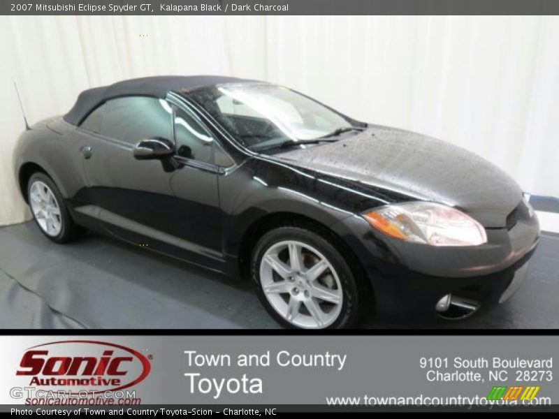 Kalapana Black / Dark Charcoal 2007 Mitsubishi Eclipse Spyder GT