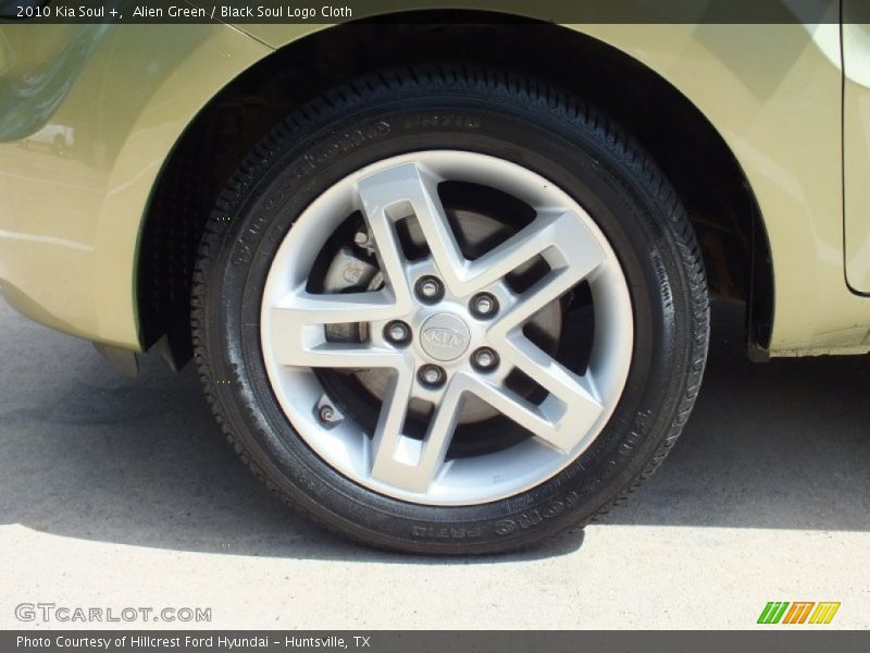 Alien Green / Black Soul Logo Cloth 2010 Kia Soul +