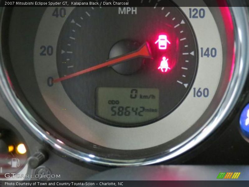 Kalapana Black / Dark Charcoal 2007 Mitsubishi Eclipse Spyder GT