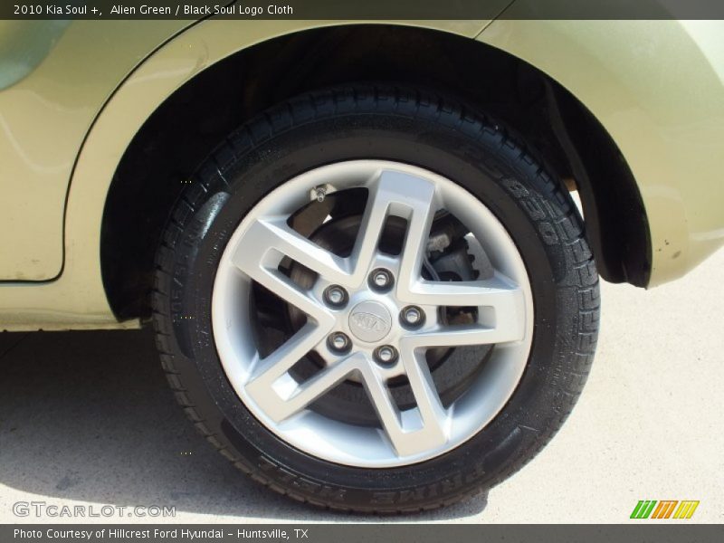 Alien Green / Black Soul Logo Cloth 2010 Kia Soul +