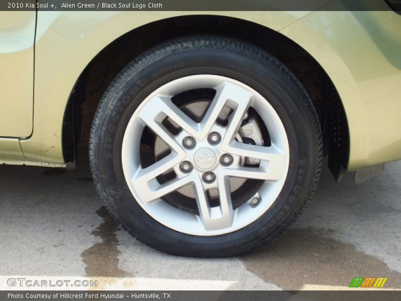 Alien Green / Black Soul Logo Cloth 2010 Kia Soul +