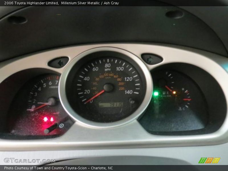 Millenium Silver Metallic / Ash Gray 2006 Toyota Highlander Limited