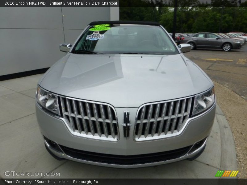 Brilliant Silver Metallic / Dark Charcoal 2010 Lincoln MKZ FWD