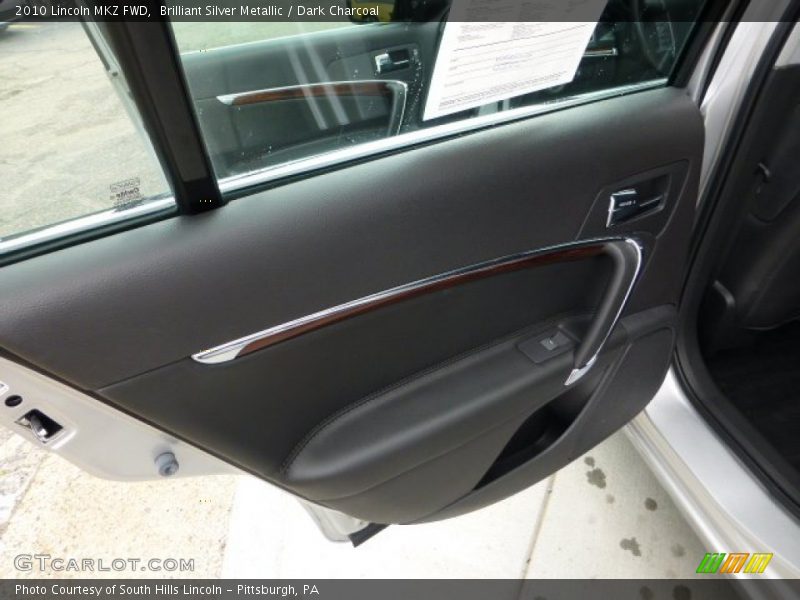 Brilliant Silver Metallic / Dark Charcoal 2010 Lincoln MKZ FWD