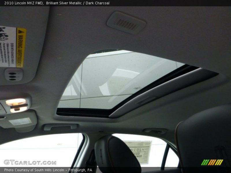 Brilliant Silver Metallic / Dark Charcoal 2010 Lincoln MKZ FWD