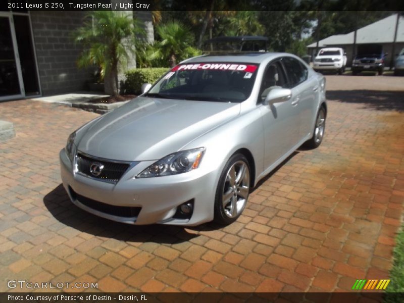 Tungsten Pearl / Light Gray 2011 Lexus IS 250