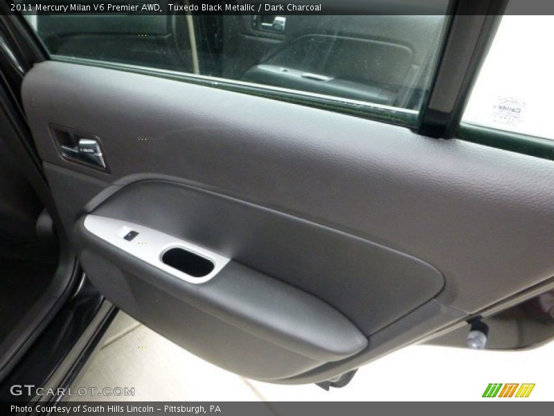Tuxedo Black Metallic / Dark Charcoal 2011 Mercury Milan V6 Premier AWD
