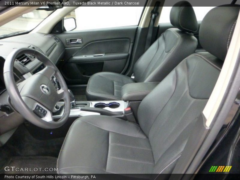  2011 Milan V6 Premier AWD Dark Charcoal Interior