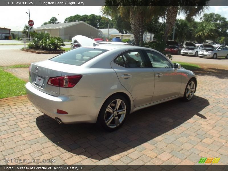 Tungsten Pearl / Light Gray 2011 Lexus IS 250
