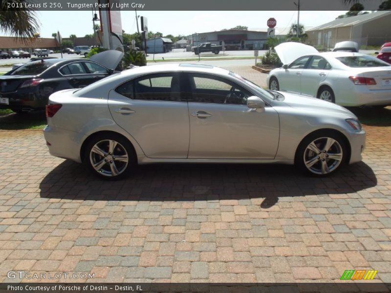 Tungsten Pearl / Light Gray 2011 Lexus IS 250