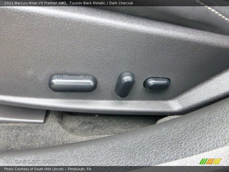 Tuxedo Black Metallic / Dark Charcoal 2011 Mercury Milan V6 Premier AWD
