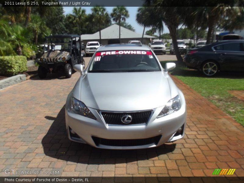 Tungsten Pearl / Light Gray 2011 Lexus IS 250