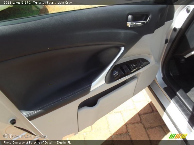 Tungsten Pearl / Light Gray 2011 Lexus IS 250
