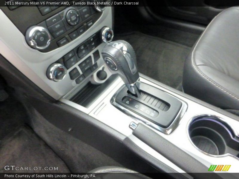 Tuxedo Black Metallic / Dark Charcoal 2011 Mercury Milan V6 Premier AWD
