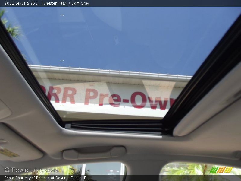 Tungsten Pearl / Light Gray 2011 Lexus IS 250