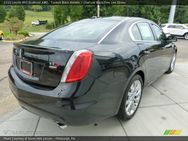 Tuxedo Black Metallic / Charcoal Black/Fine Line Ebony 2010 Lincoln MKS EcoBoost AWD