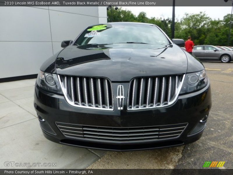 Tuxedo Black Metallic / Charcoal Black/Fine Line Ebony 2010 Lincoln MKS EcoBoost AWD