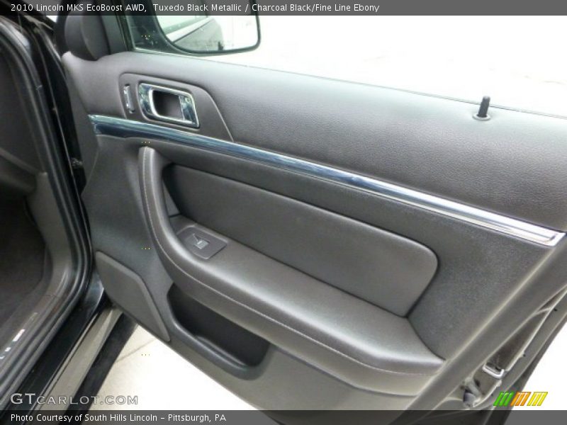 Tuxedo Black Metallic / Charcoal Black/Fine Line Ebony 2010 Lincoln MKS EcoBoost AWD