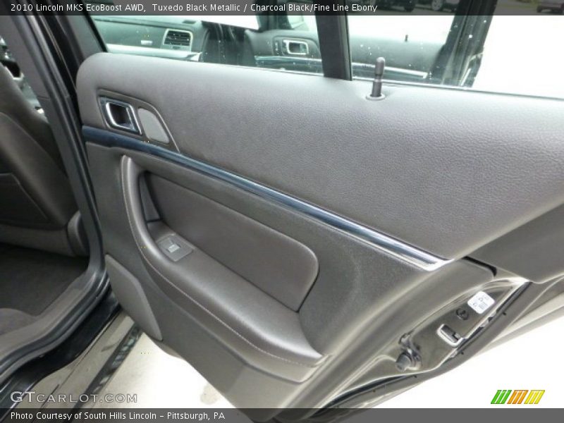 Tuxedo Black Metallic / Charcoal Black/Fine Line Ebony 2010 Lincoln MKS EcoBoost AWD