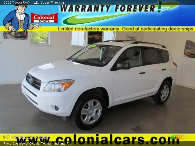 Super White / Ash 2006 Toyota RAV4 4WD