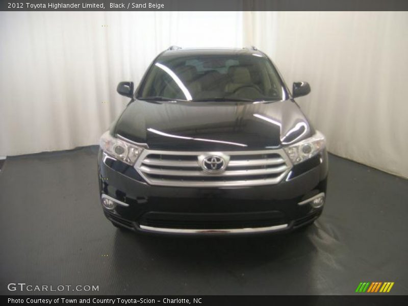 Black / Sand Beige 2012 Toyota Highlander Limited